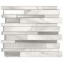 Milano Carrera White Smart Tile Mosaik-4/Pack