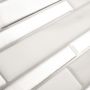 Milano Carrera White Smart Tile Mosaik-4/Pack