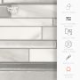 Milano Carrera White Smart Tile Mosaik-4/Pack