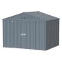 Arrow Elite Steel Shed 10' x 8'-Anthracite