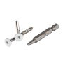 TOPLoc Fascia Screws Ivory + Bit - 100 Lineal Feet