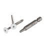 TOPLoc Fascia Screws Ivory + Bit - 100 Lineal Feet