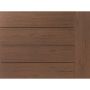 Planche rainurée de 20 pi en composite chêne brun Timbertech