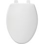 Siège toilette allongé fermeture lente en plastique Caswell
