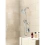 Pomme de douche et douchette Engage 6,5", 6 fonct. - Chrome