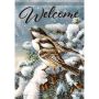 Chickadees in Spruce Garden Flag