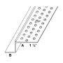 10' Architectural 1/2" x 1/2" "Z" Shadow Bead