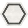 7"x8" Form Frame Hexagon Porcelain Tile 2.80 Sq-Ft/Box