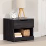 Holland 1-Drawer Nightstand Gray Oak