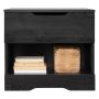 Holland 1-Drawer Nightstand Gray Oak