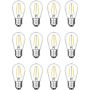 LED Replacement S14 2W String Light Bulbs-12/Pack