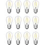 LED Replacement S14 2W String Light Bulbs-12/Pack