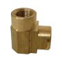 1/4" x 1/4" No-Lead Brass 90 Degree Elbow FIP x FIP