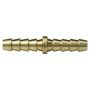 3/16" x 3/16" No-Lead Brass Hose Barb Splicer
