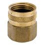 3/4" x 3/4" No-Lead Brass Swivel Adapter FHT x FIP