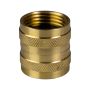 3/4" x 3/4" No-Lead Brass Swivel Adapter FHT x FHT