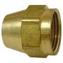 1/2" Leaded Brass Rod Nut Flare