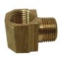 Coude mâle et femelle 90 degrés en laiton FIP x MIP 3/8 x 3/