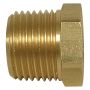 1/2" x 1/8" Brass Hex Bushing MIP x FIP