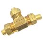 1/4" No-Lead Ander Lign Brass Tee