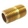 Mamelon de tuyau en laiton MIP 1/8 po, sans plomb