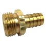 Adaptateur en laiton MHT x barbillon 3/4 x 1/2 po, sans plom