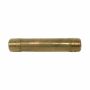 Mamelon de tuyau en laiton MIP 1/8 po x 2 po, sans plomb