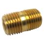 Mamelon de tuyau en laiton MIP 1/4 po x 1½ po, sans plomb