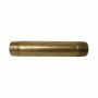 Mamelon de tuyau en laiton MIP 1/2 po x 4 po, sans plomb