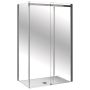 45"x48"x75" Apollo Pivoting Door And Fixed Panel