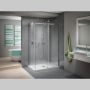 45"x48"x75" Apollo Pivoting Door And Fixed Panel