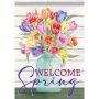 Welcome Spring Garden Durasoft Flag