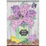 Lilacs in Jar Durasoft Large Flag