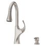 Miri Pull-Down Kitchen Faucet-Stainless Steel