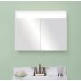23.25" x 18.63" Lighted Frameless Medicine Cabinet