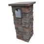 GenStone 48"X8" Stacked Stone Pillar Panel