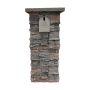 GenStone 48"X8" Stacked Stone Pillar Panel