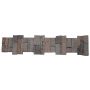 GenStone 48"X8" Stacked Stone Pillar Panel