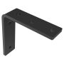 5" L Shelf Bracket-Powder Coated Black