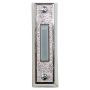 Wired Lighted Push Button Doorbell-Silver