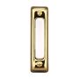 Wired Unlighted Push Button Doorbell-Polished Brass