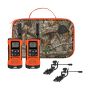 Motorola 37KM 2-Way Radio Bundle With Earbuds And Carry Case