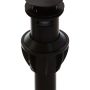 Push And Seal Drain Assembly-Matte Black