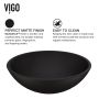 Cavalli 15" x 5-1/8" Glass Round Vessel Sink