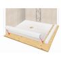 4-1/2" x 4" x 48" Prova Shower Curb