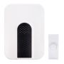 Wireless Battery Operated Doorbell Kit-Black/White