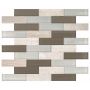 Mosaïque style brique autocollante SimplyStick 1,25 x 4 po,