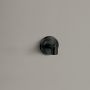 Iso Single Robe Hook-Matte Black