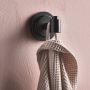 Iso Single Robe Hook-Matte Black