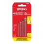 4 Piece Glass And Tile Drill Bit Set, 1/8" - 5/16"